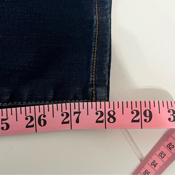 Pilcro and the Letterpress ‘Script’ Mid Rise Dark Wash Skinny Jeans Sz 26 - Picture 6 of 8